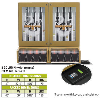 Nevada Gold 8 Column with Keypad