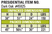 Presidential Dimensions