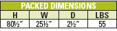 Flashboard Stands Dimesions