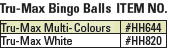 Tru-Max Bingo Balls