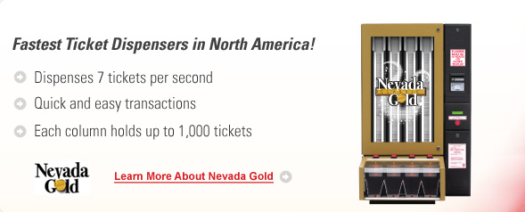 Nevada Gold Bingo Ticket Dispensers