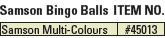 Samson Bingo Balls